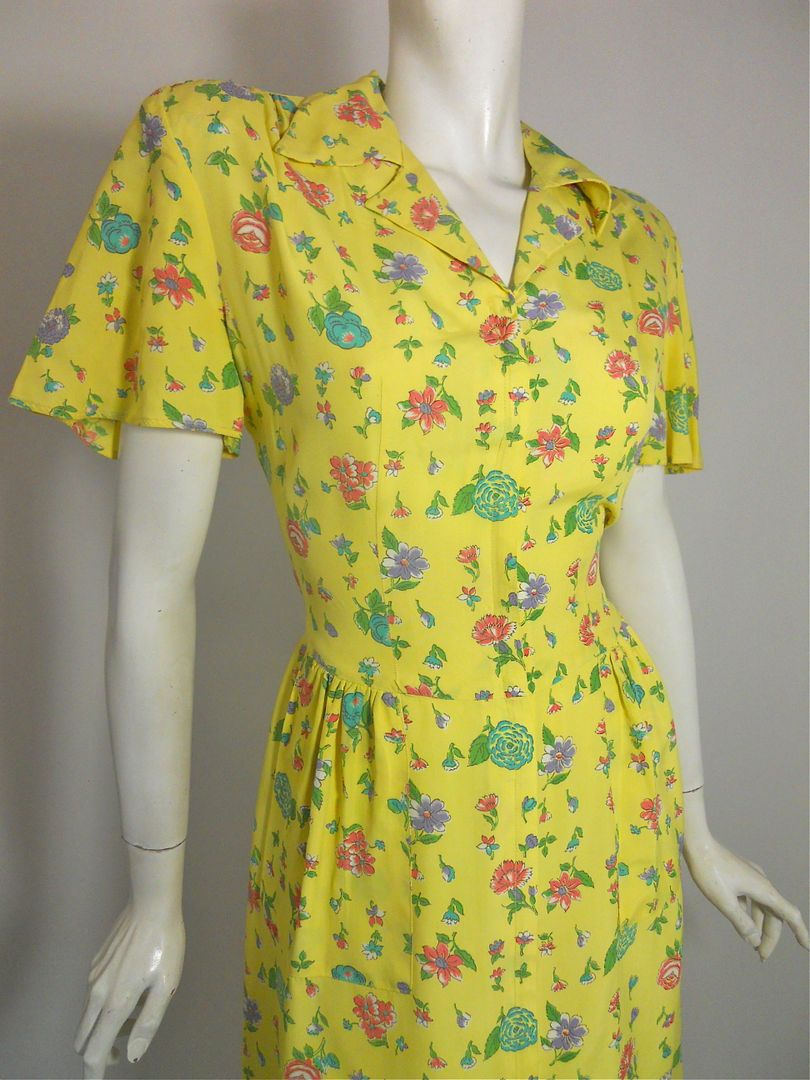 40s dress vintage clothing