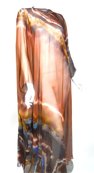 halston caftan