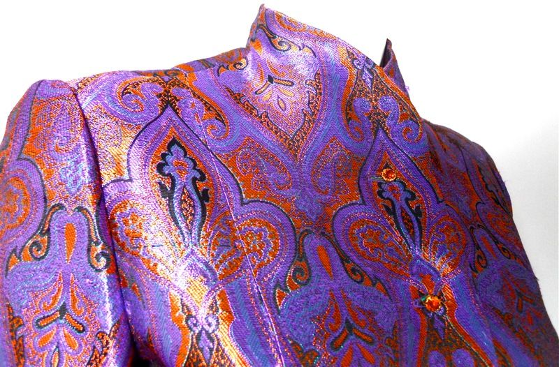 70s coat purple coat