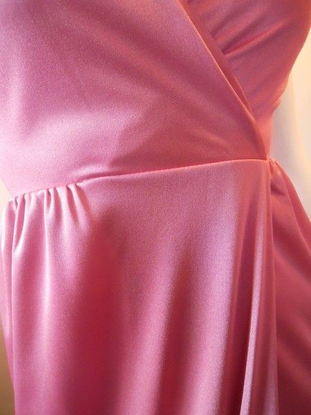 70s dress vintage dress pink dress