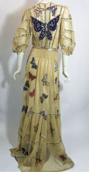 edwardian dress vintage dress sequined gown