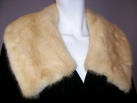 20s coat velvet coat mink