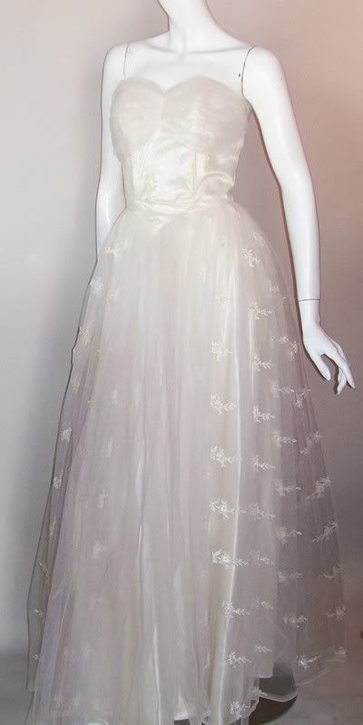 50s wedding dress vintage wedding gown