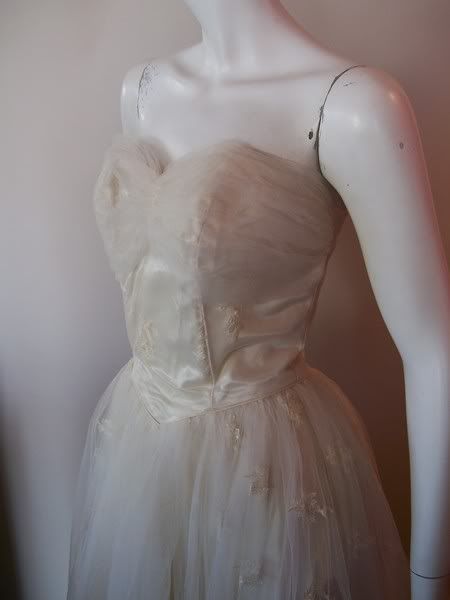 vintage gown 50s wedding gown