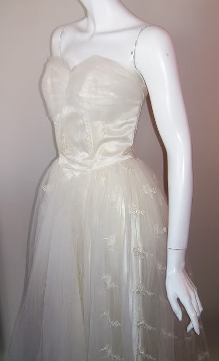 50s wedding gown vintage wedding dress