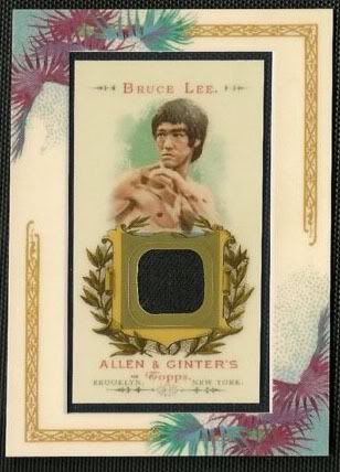 2007 ALLEN & GINTER BRUCE LEE CARD #72 ~ ENTER THE DRAGON ~ THE GREATEST ~ QNTY 