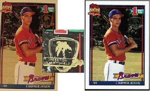 How To Spot Fake Topps Desert Shield Cards Sports Card Info