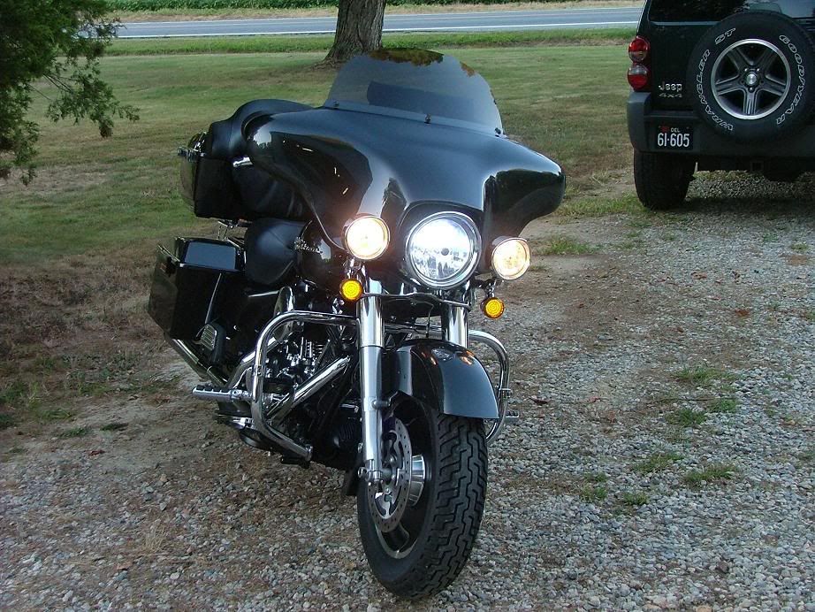 HID headlight kit installed (with pics) Harley Davidson Forums