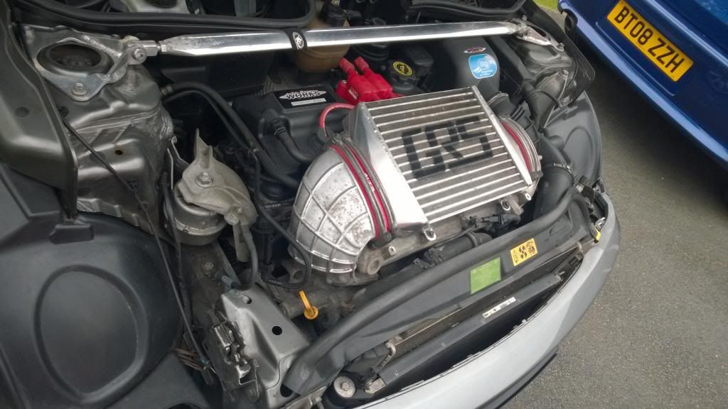 GRS R53 TOP MOUNT INTERCOOLER (Polished with GRS logo)