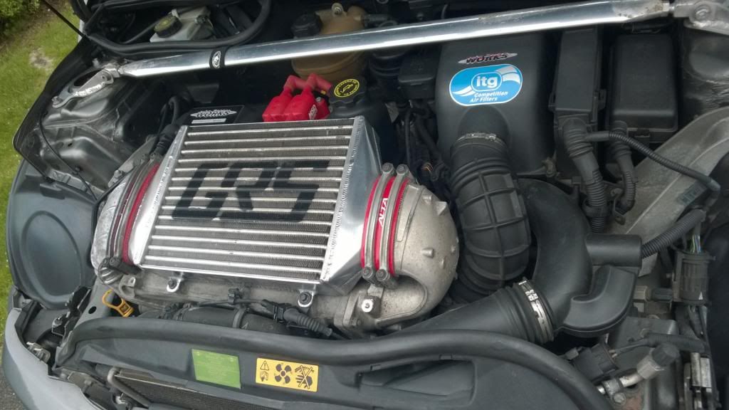GRS R53 TOP MOUNT INTERCOOLER (Polished with GRS logo)
