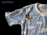 Custom Mickey Mouse Nightgown - size 12 month to 7 yr