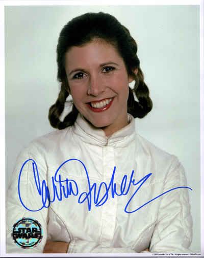 carrie fisher leia. Comic Con: Carrie Fisher,