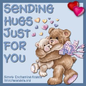 Sending Hugs Just for You from Georgia Angel at Simply Enchanting Angels