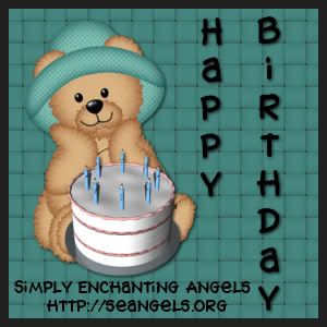 Happy Birthday from Georgia Angel at Simply Enchanting Angels