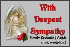 With Deepest Sympathy from Georgia Angel at Simply Enchanting Angels