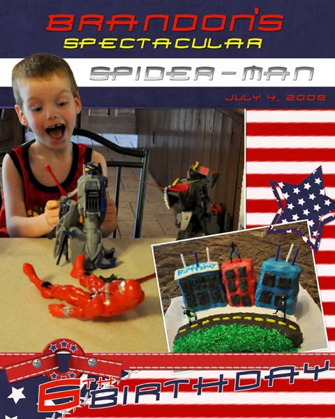 spiderman 3d cake. it is my birthday cake.