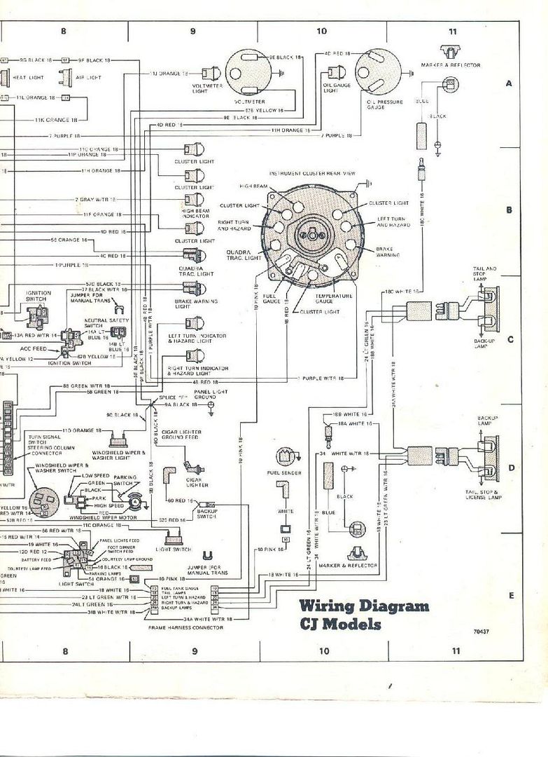 1979 Jeep cj7 wiring harness #4