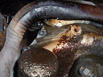 bad oil leak/ rear main seal..? | S-10 Forum