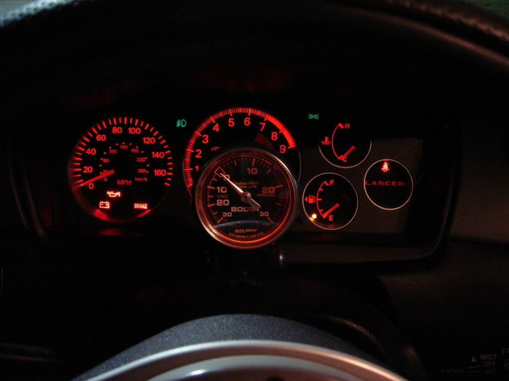 Autometer Carbon Fiber Gauge - Evolutionm