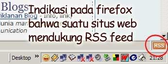 Indikasi RSS pada Firefox