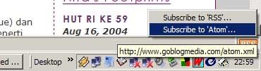 Subscribe RSS di Firefox ke dalam Bookmark