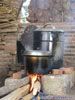 Cooking food with cordwood