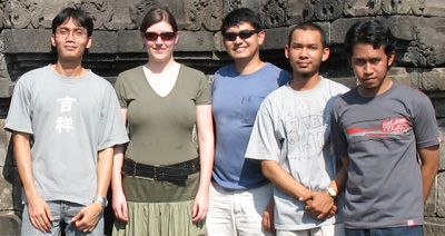 Mejeng di Borobudur