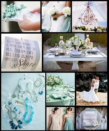 So for today I have a lovely beach wedding inspiration board for you