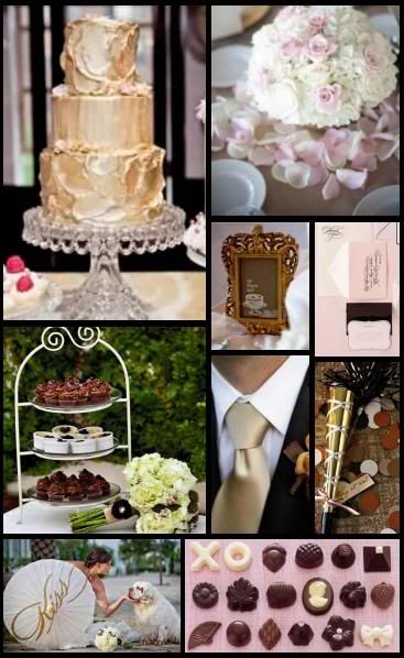 chocolate with a hint of soft cameo pink sources Green Wedding Shoes