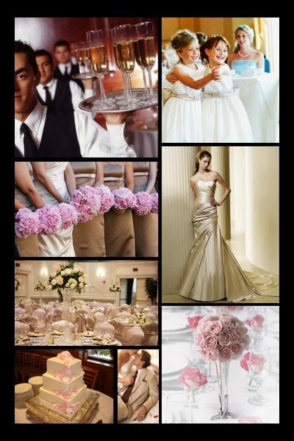 Champagne color weddings