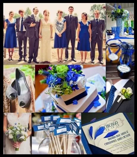Navy Blue Wedding Decor