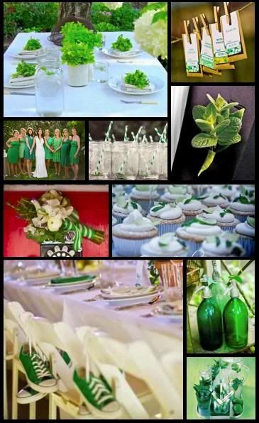 This is definitely a fun theme A mojito inspired wedding 