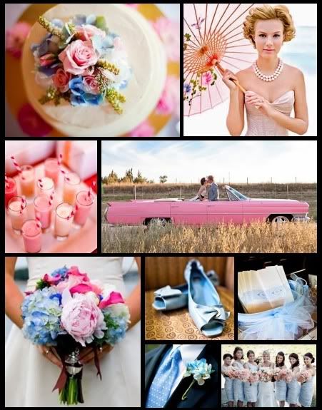 of baby pink and blue weddings so I thought I 39d make a board inspired by