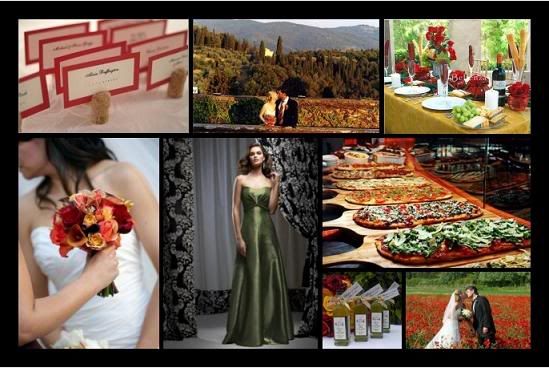 Today's themed board is an Italian countryside wedding