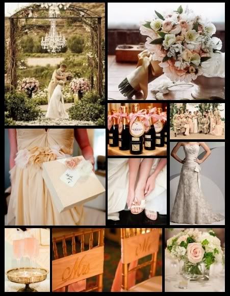  gold ivory and soft pink color palette This board has such a lovely 