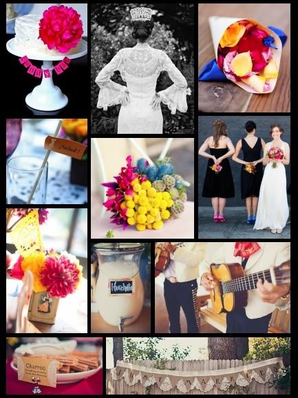 I think a vintage Spanish theme would be great for a wedding