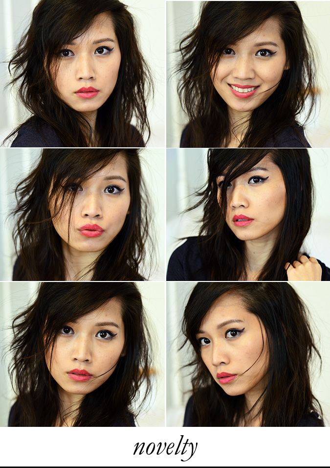 Selfie pink lips