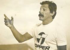 Mister Laureano Figueiredo, treinador de futebol.