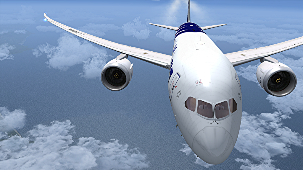 this is FSX and Aerosim 787