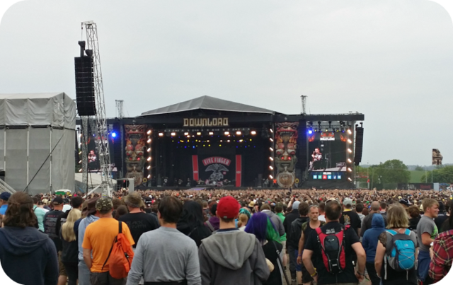 Five Finger Death Punch on the Main Stage