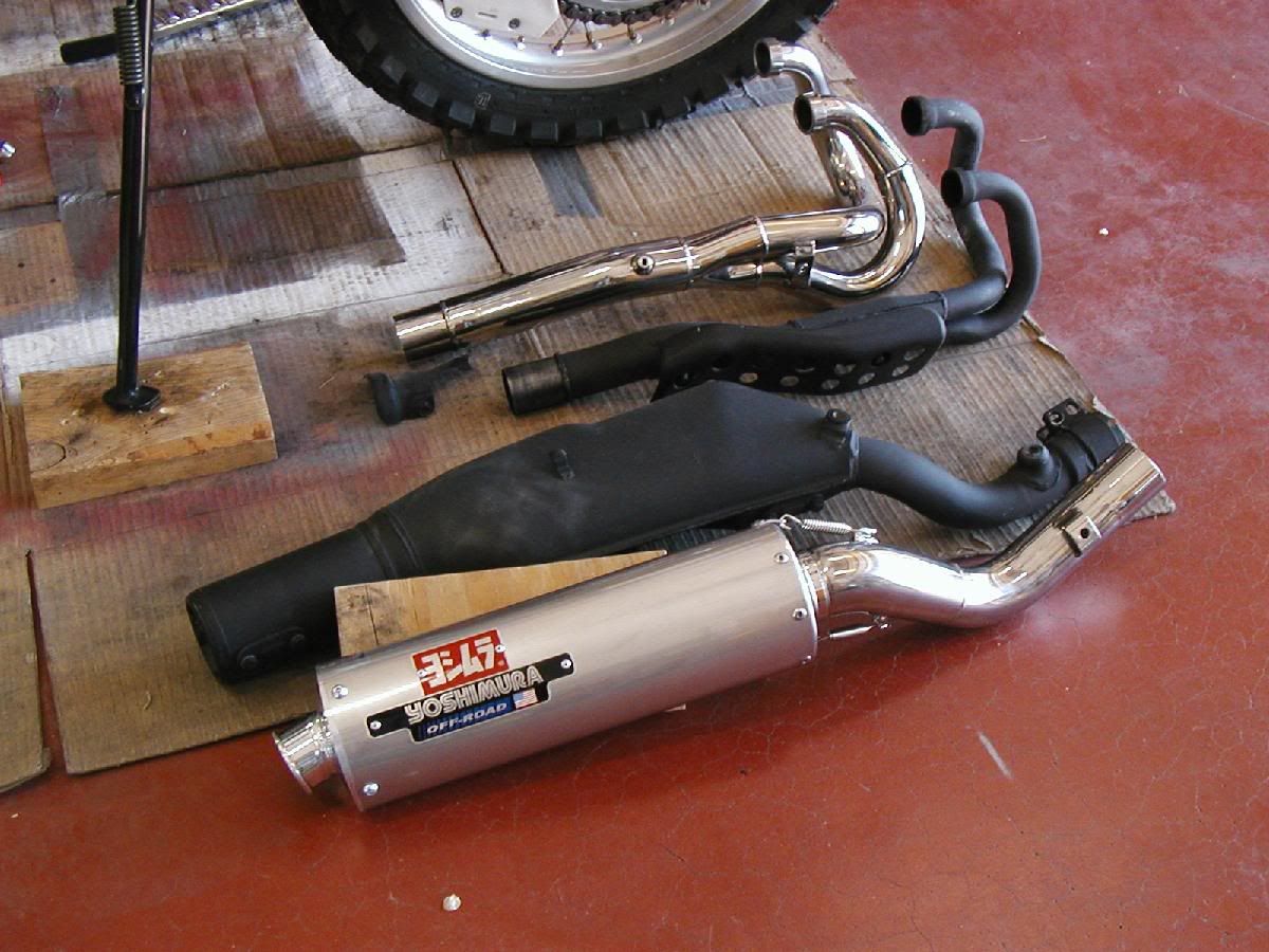 650l and r exhuast XR600/650 ThumperTalk