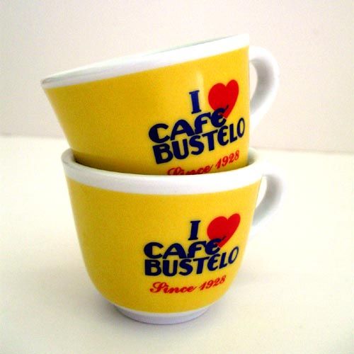 BUSTELO Cuban Coffee Espresso Cups Italian Ceramic Porcelain Demitasse