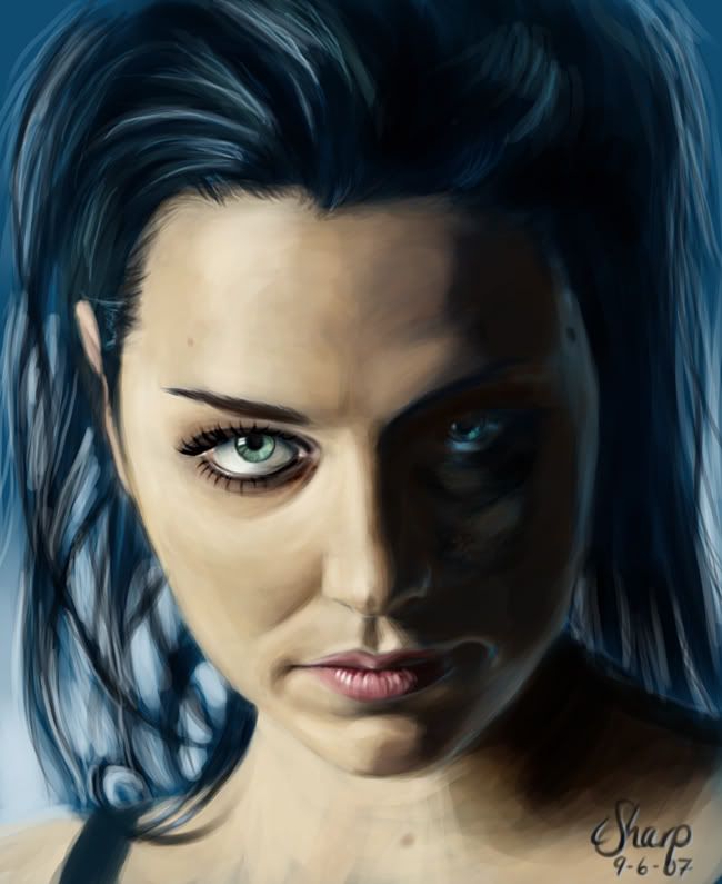 Amy Lee 13 She's nice to paint and she can play piano