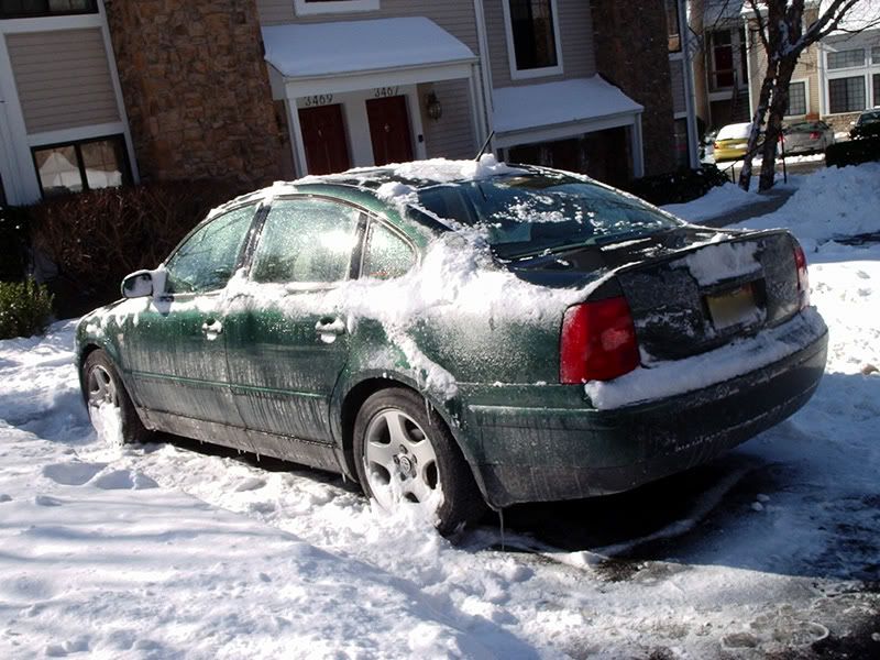 Whos driving a lowered car in the snow? VW Vortex Volkswagen Forum