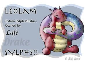 leolam the drake plushie!