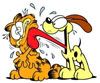 Odie and Garfield