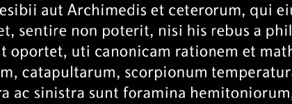 composición con tipografía Centuria, por Miguel Catopodis