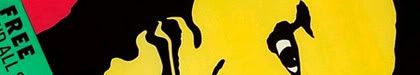 sección de póster titulado Libertad para Nelson Mandela y todos los prisoneros politicos de Sudáfrica, de 198..., por Movimiento de Apoyo a la Liberación, Naciones Unidad, Centro contra el Apartheid, de www.library.northwestern.edu/africana/collections/posters/