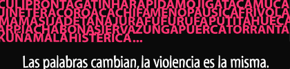 sección de afiche ganador del Concurso Regional de Afiches del Mercosur, 2007, No violencia hacia la mujer, por Mirian Luchetto y Adrián Candelmi