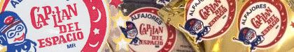 composición con marca de alfajores Capitán del Espacio y fotografía, de www.minutouno.com